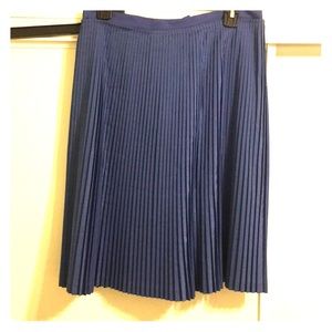 Knee length pleated banana republic skirt